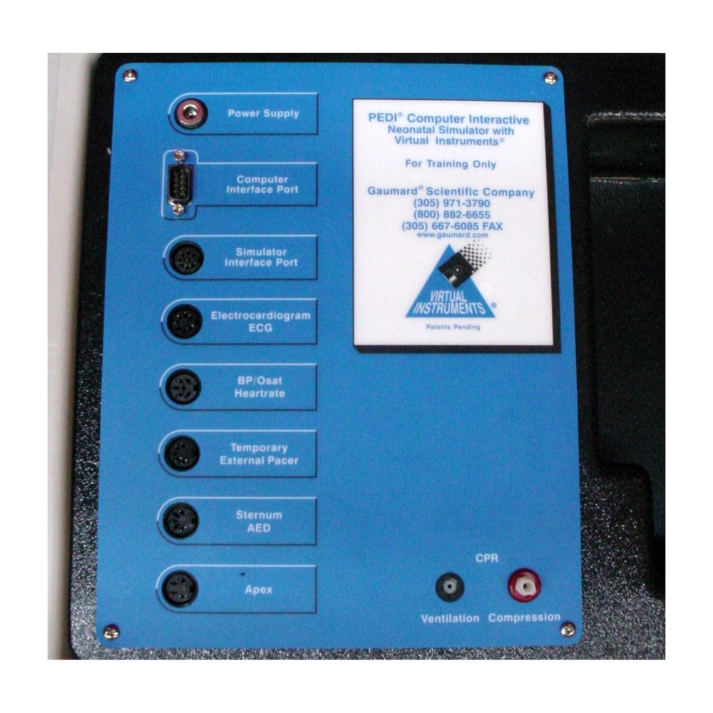 Noelle Pedi Neonatal Birthing Simulator Comm Interface Module Rev. 1.2 w/Case