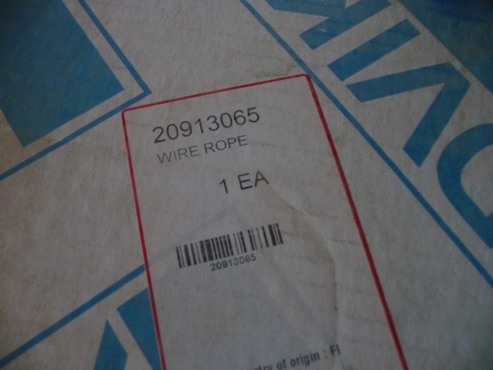 Sandvik 20913065 Wire Rope