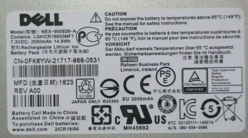 New Dell MX0CD Control Module 19 Red 10GbE iSCSI EqualLogic Controller PS4210