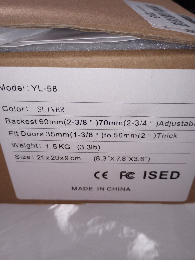 Security electronic door handle