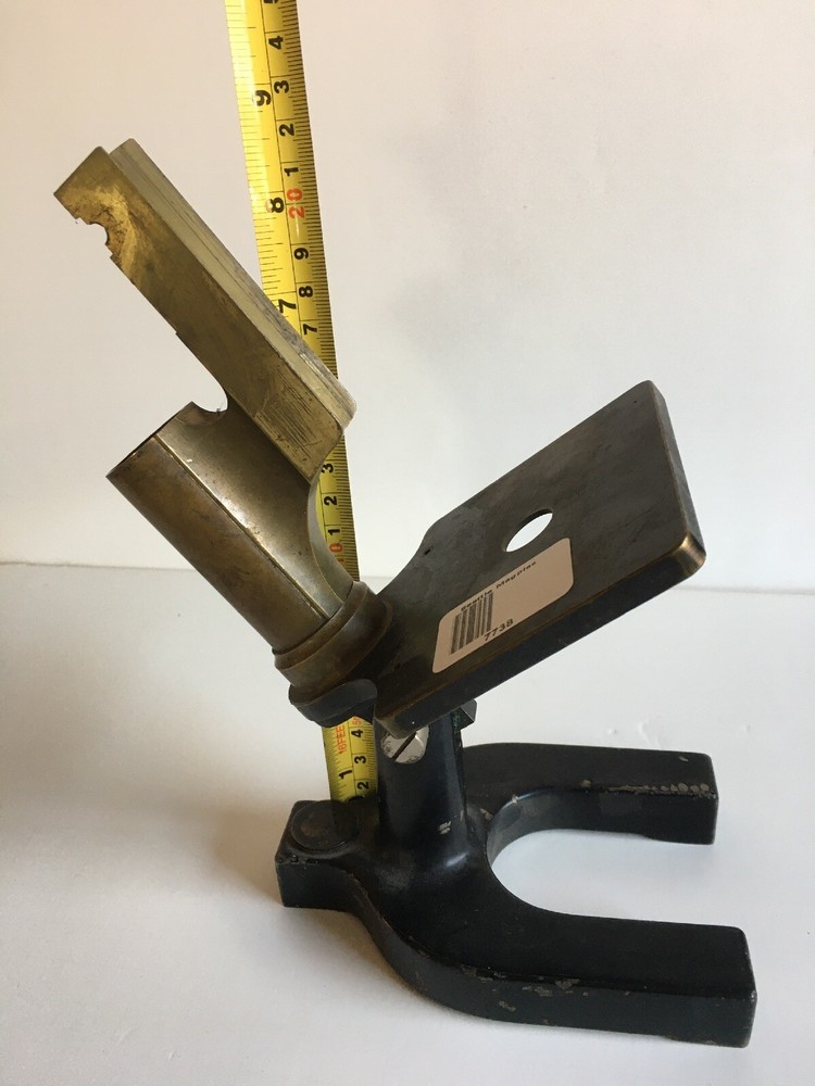 Vintage Bausch and Lomb microscope brass base - 62381