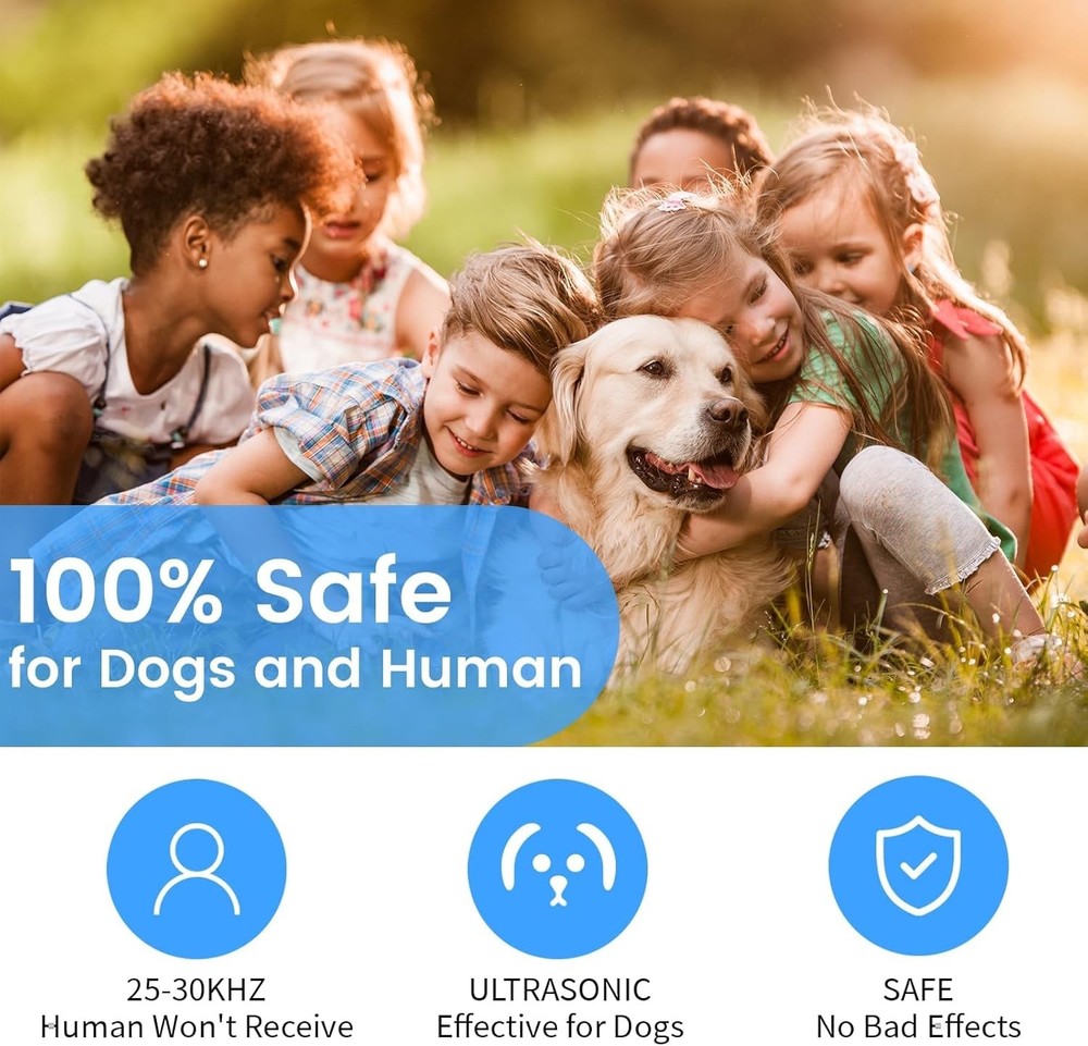 Anti Barking Device for Dogs, Multi-Functional Dog Bark Deterrent Device