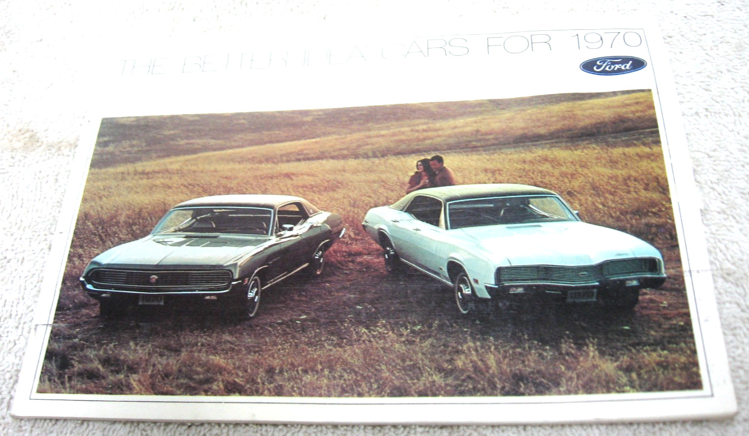1970 FORD FULLINE FORD MERCURY MUSTANG TORINO CYCLONE COUGAR MAILER BROCHURE
