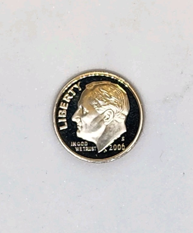 2006 S Roosevelt *CLAD PROOF* Dime
