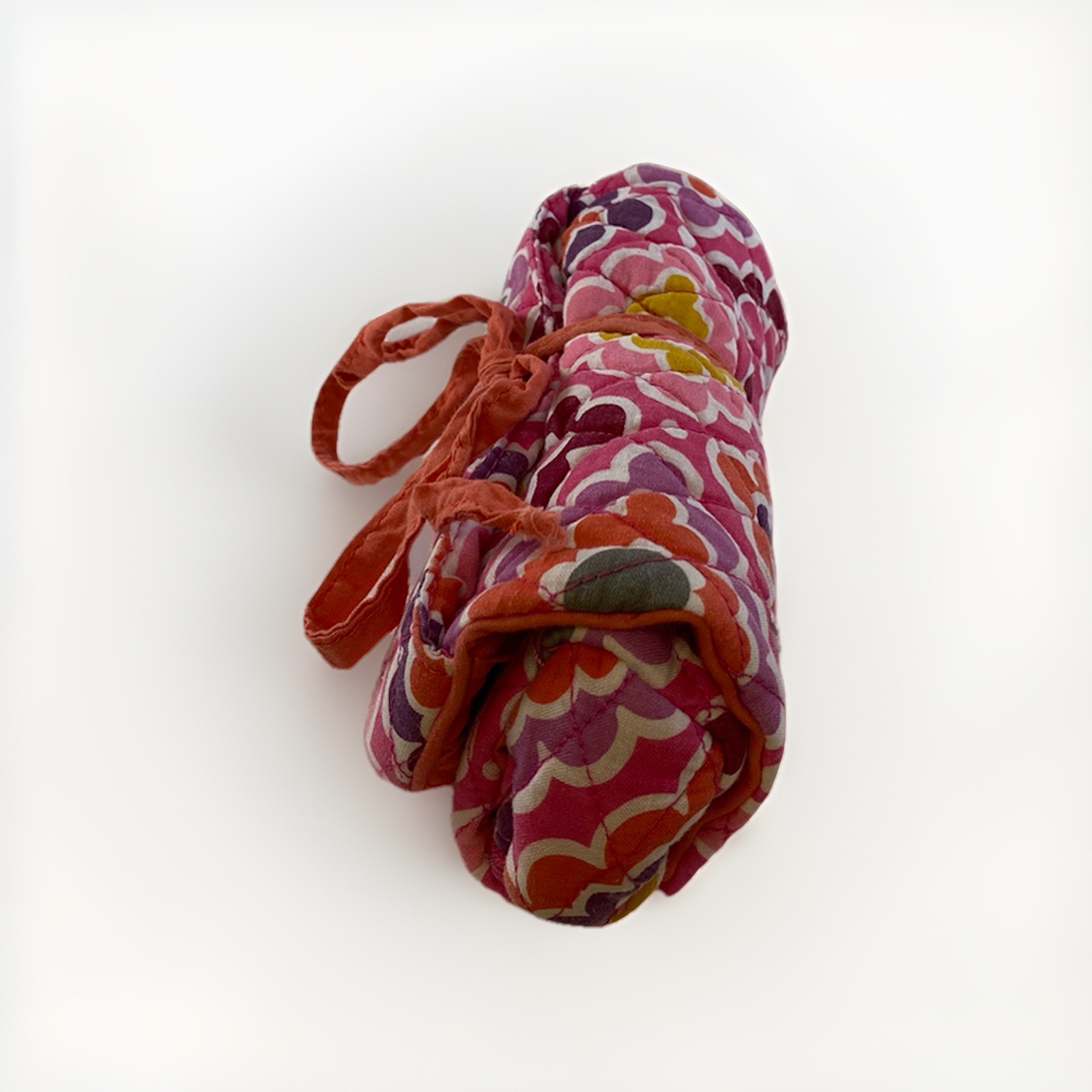 Pottery Barn Teen Quilted Mani/Pedi Roll Storage Plush Bag