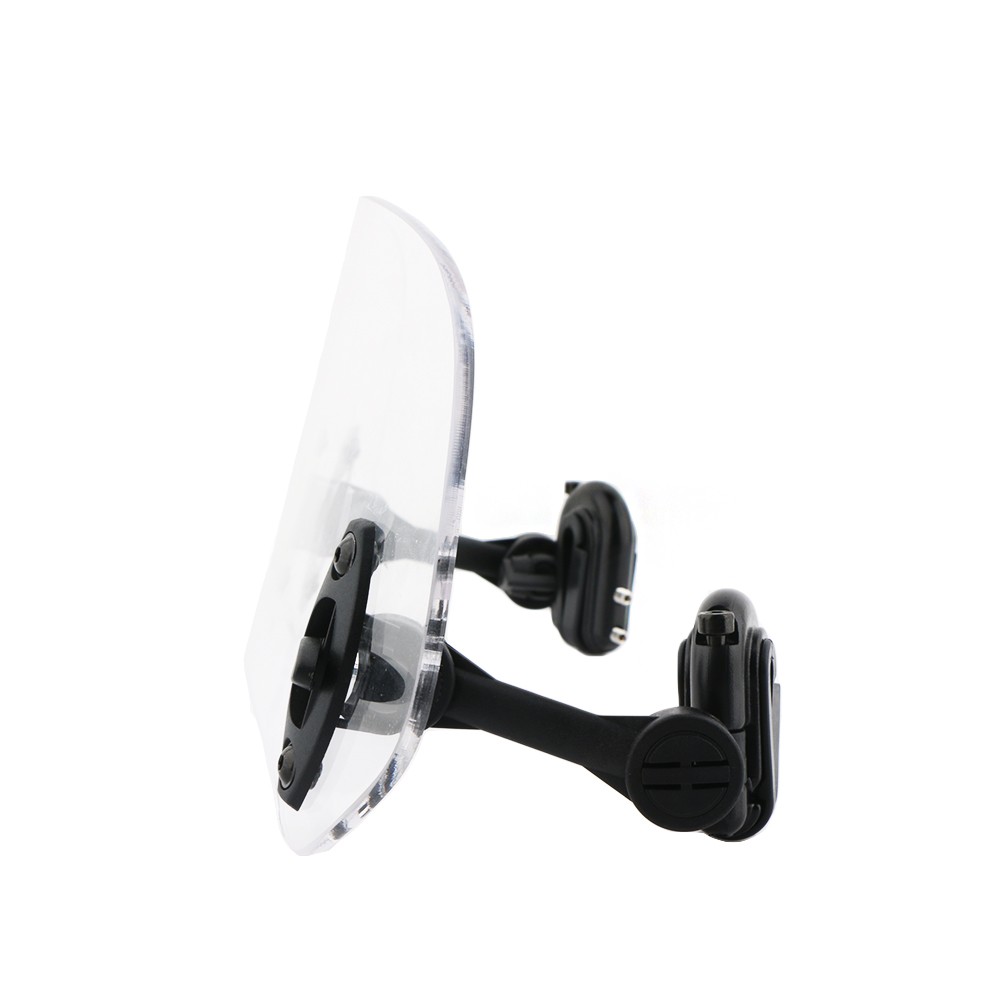 Motorcycle Adjustable Clip-on Windscreen Extender Windshield Extension Universal