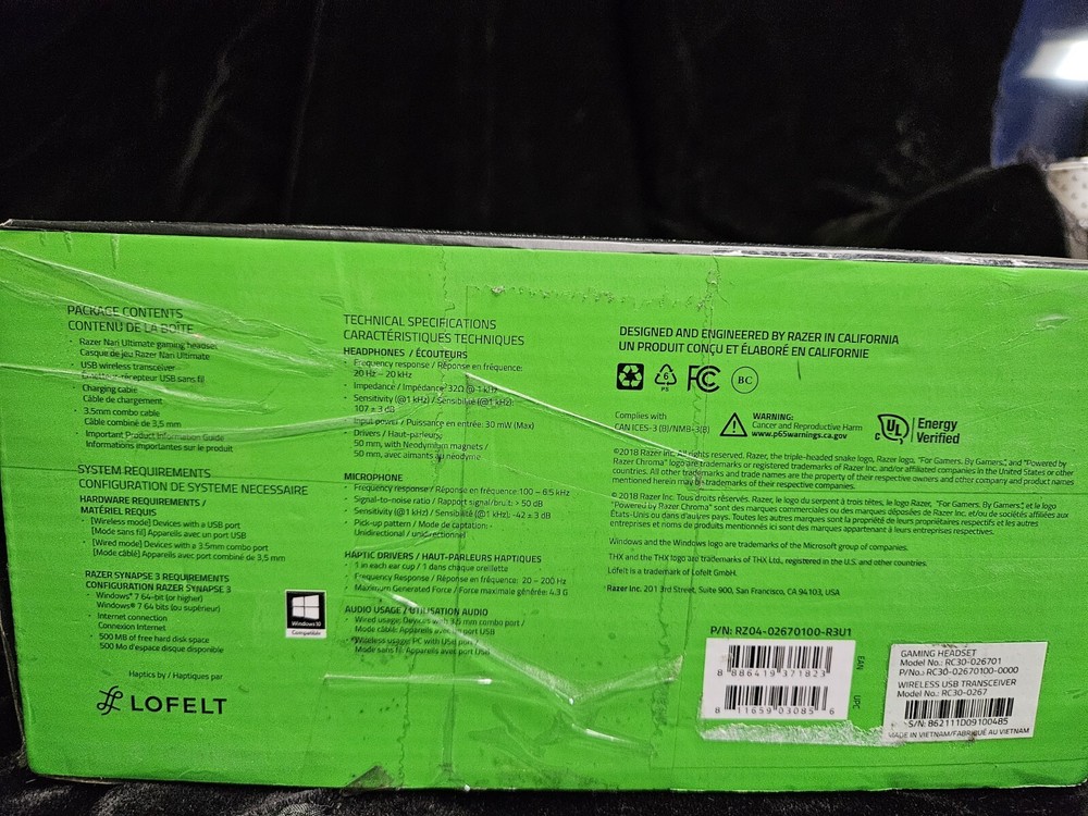 RAZER NARI ULTIMATE Wireless