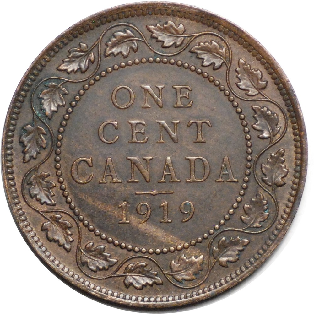 1919 CANADA LARGE CENT - AU - #178