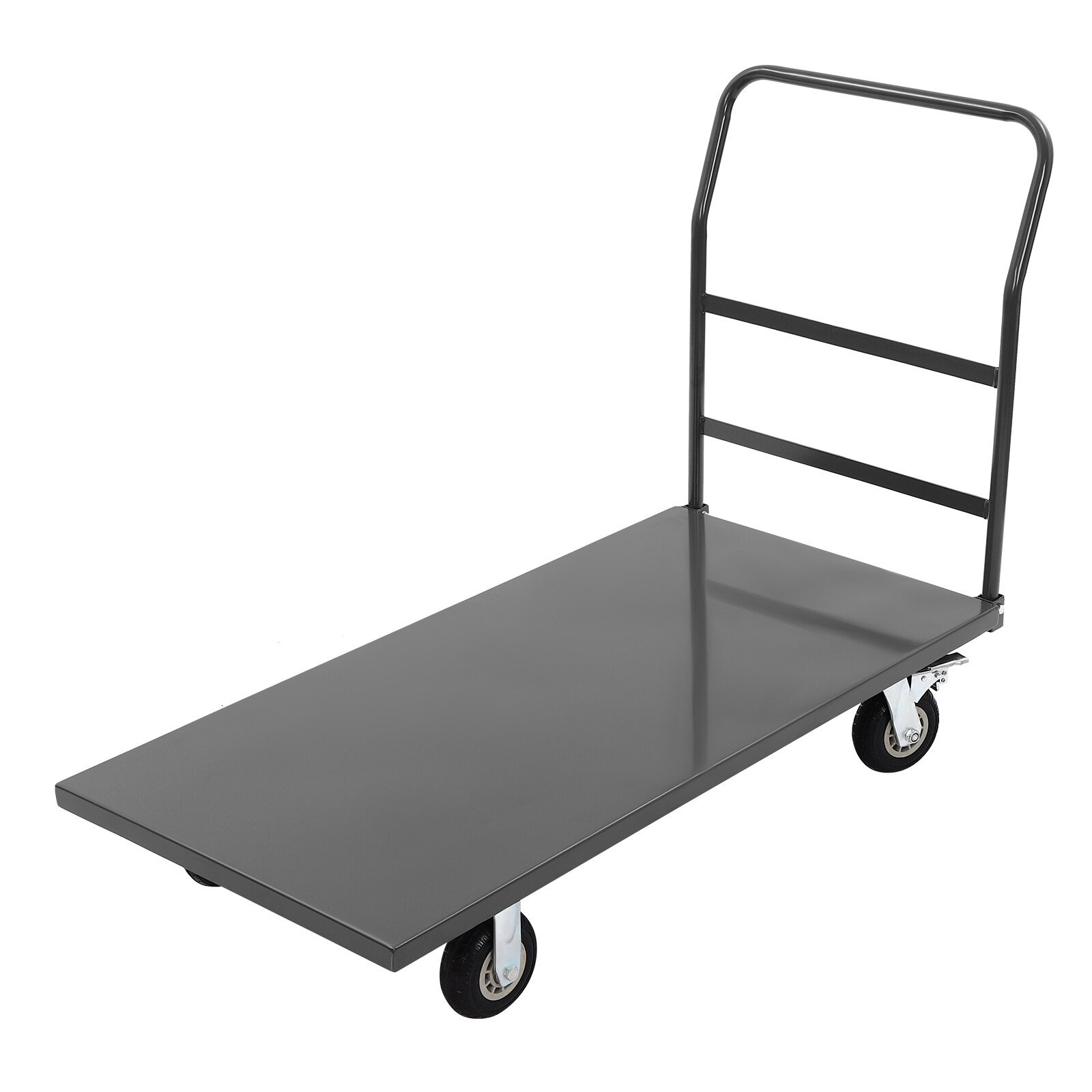 2000Lbs Platform Cart Dolly Industrial Flat Dolly Cart Hand Truck Trolley Heavy