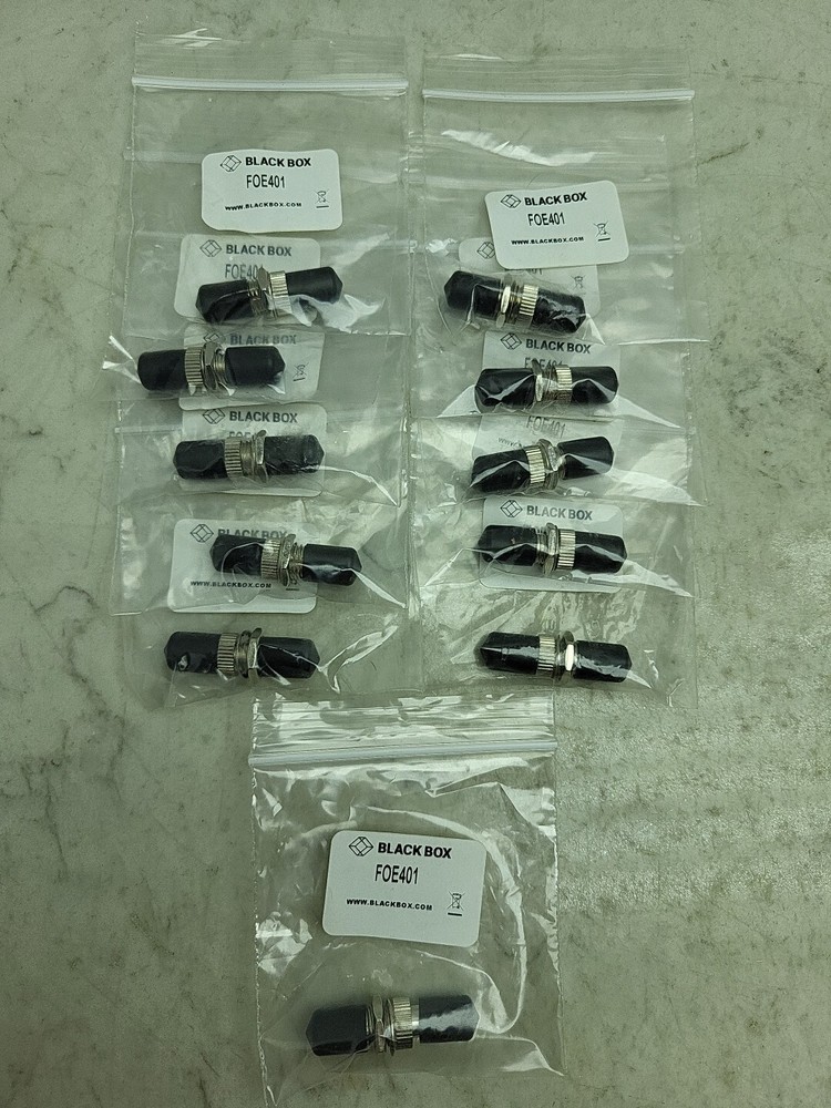11 Pack Black Box FOE401 Adapter Type A ST Multimode