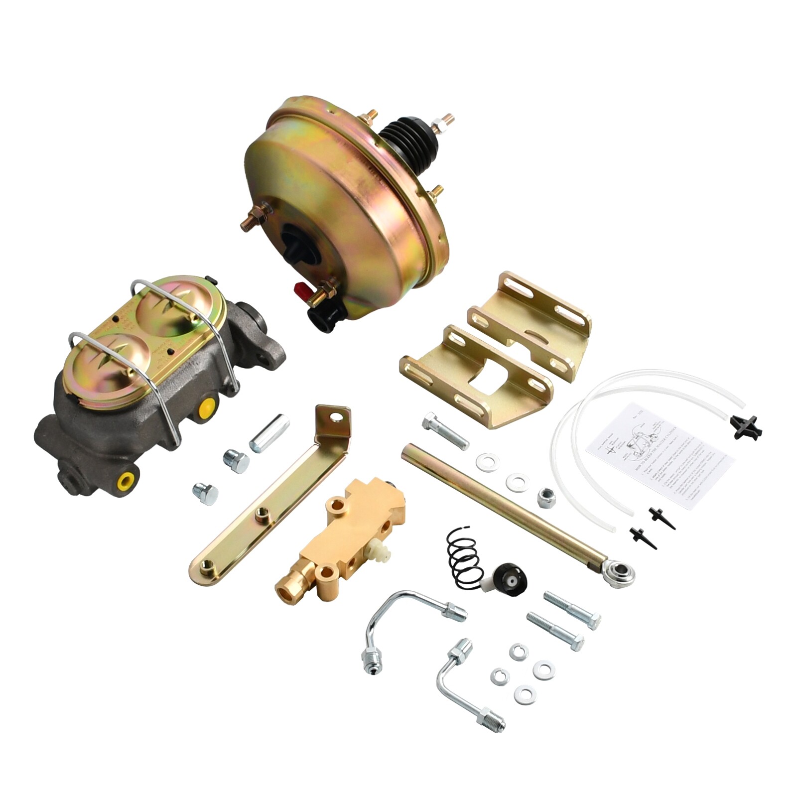 8" Power Brake Booster Master Disc/Drum Valve For 1960-1966 Chevy C10 C20 Truck