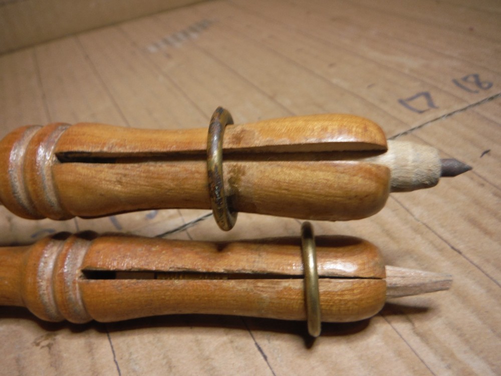 vintage wood compass