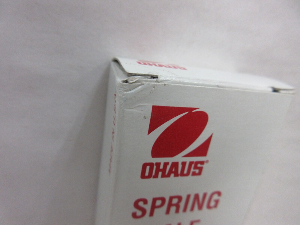 Ohaus Spring Scale Model #8003 Grams Newtons Science Lab Instrument Tool in Box