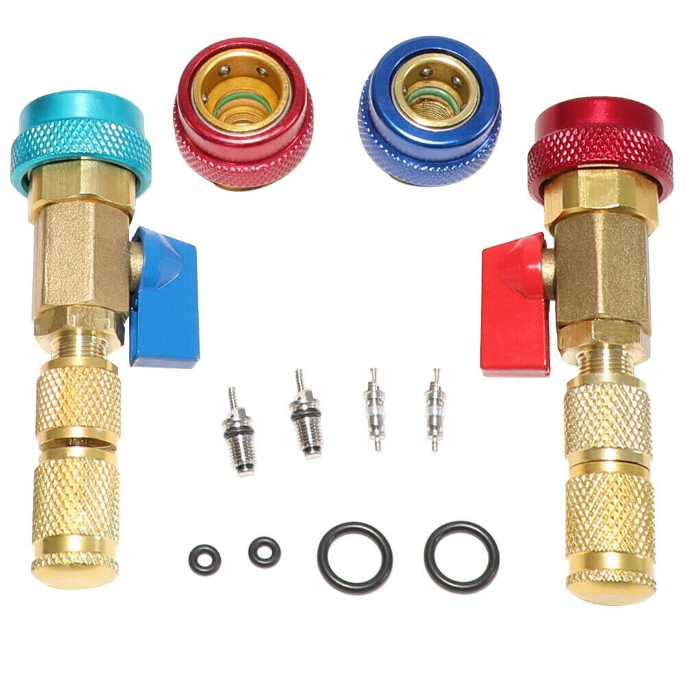 R134A R1234YF Valve Core Remover Installer Tool Kit Replace Schrader Valve Tool