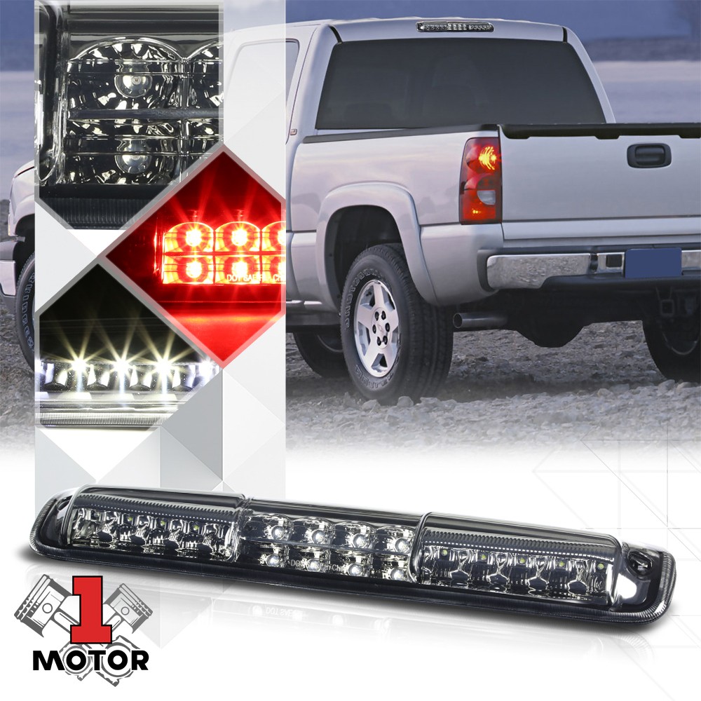 Smoke Tinted LED Third[3rd]Brake Light Cargo Function for 99-07 Silverado/Sierra