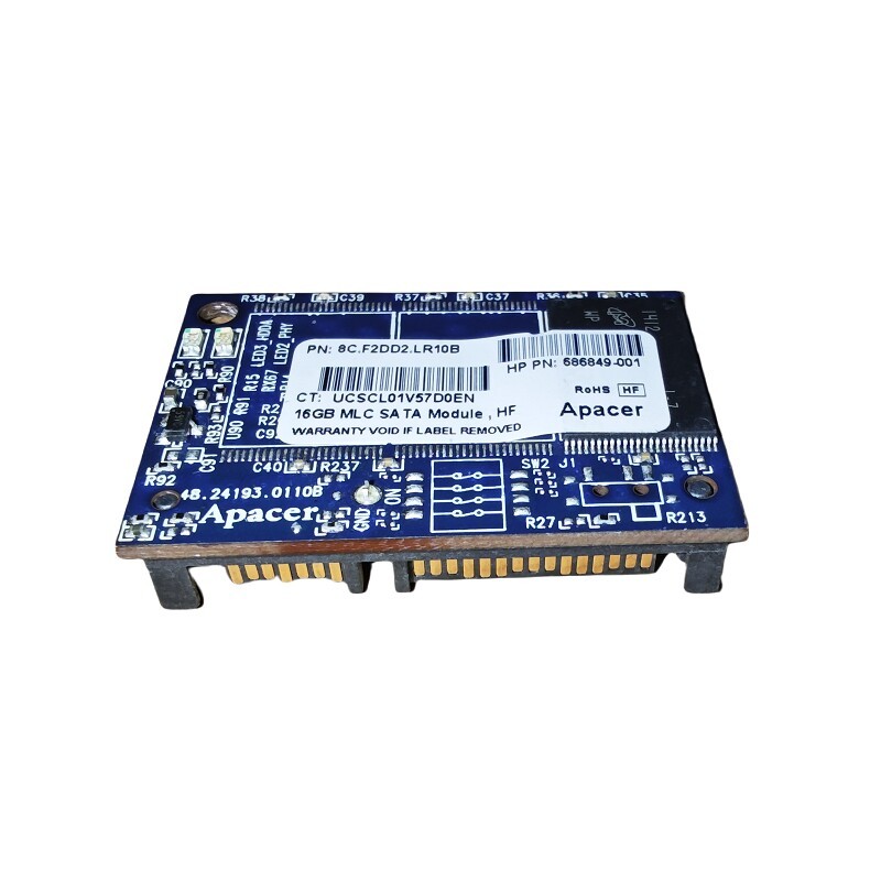 For Apacer 16GB 90 degree, elbow SATA half height, solid state disk DOM MLC