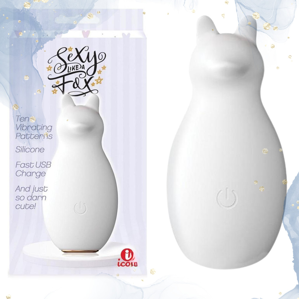 Rechargeable Powerful Vibrating Stimulator Fox Shaped Vibrator Orgasm Teaser