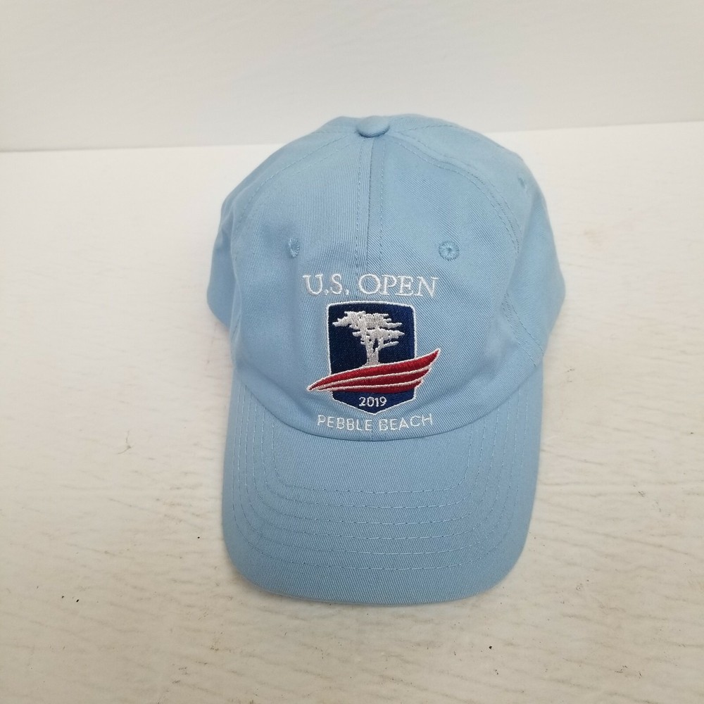 2019 U.S. Open USGA Pebble Beach Strapback Adjustable Light Blue Hat