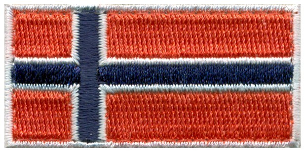 NORWAY FLAG PENCIL POCKET PATCH