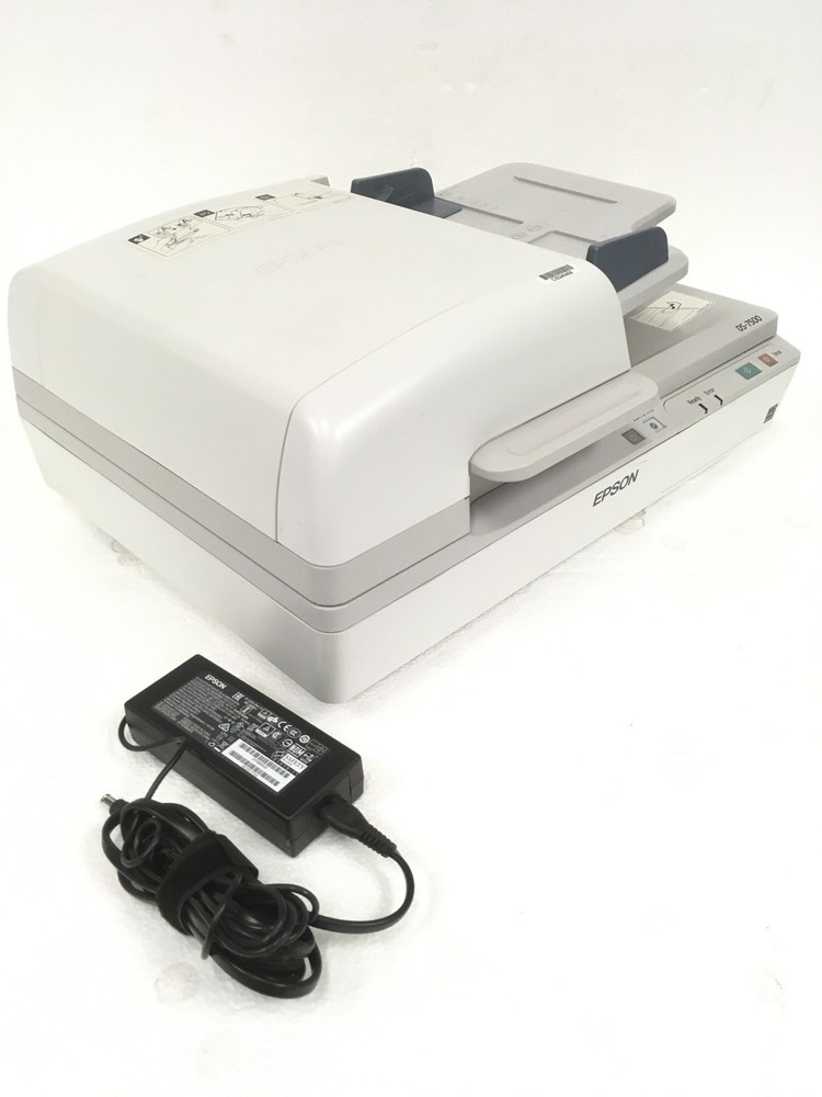 Epson WorkForce DS-7500 J311A Document Scanner w/ AC Adapter, 832 Scan Count