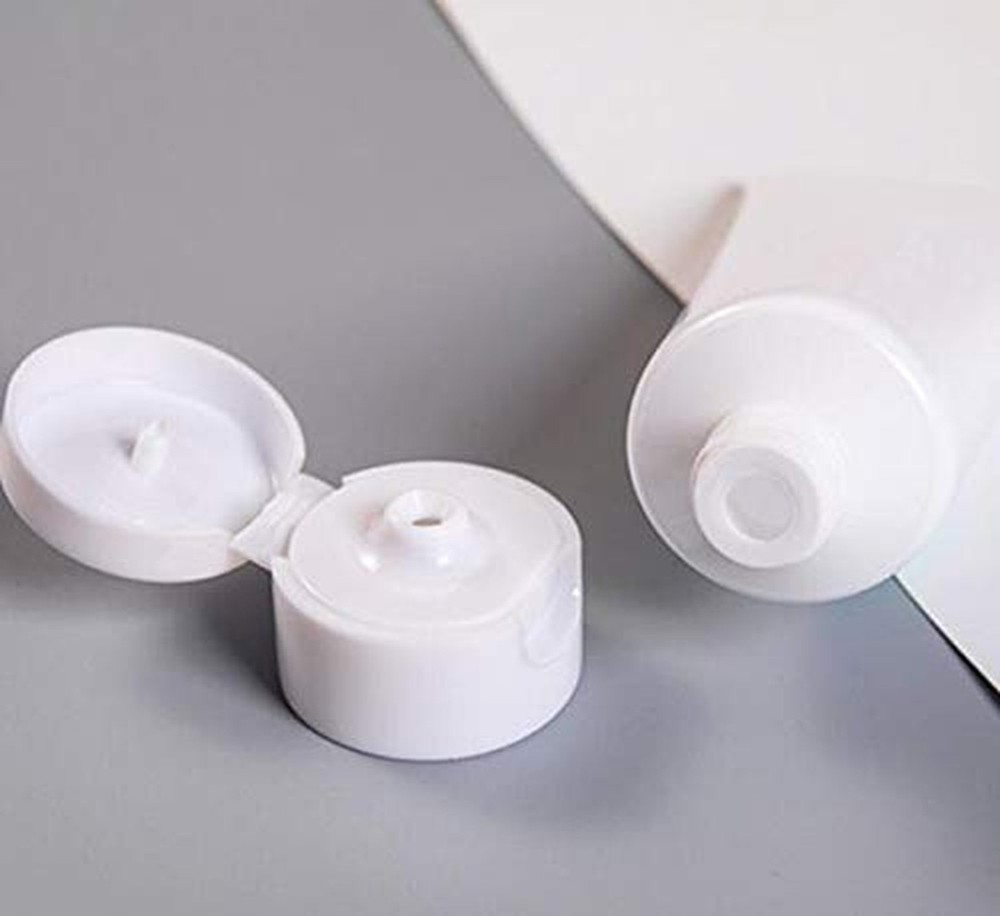 20PCS Plastic Empty Squeeze Cosmetic Soft Tubes Jars Refillable Cosmetic Vial...
