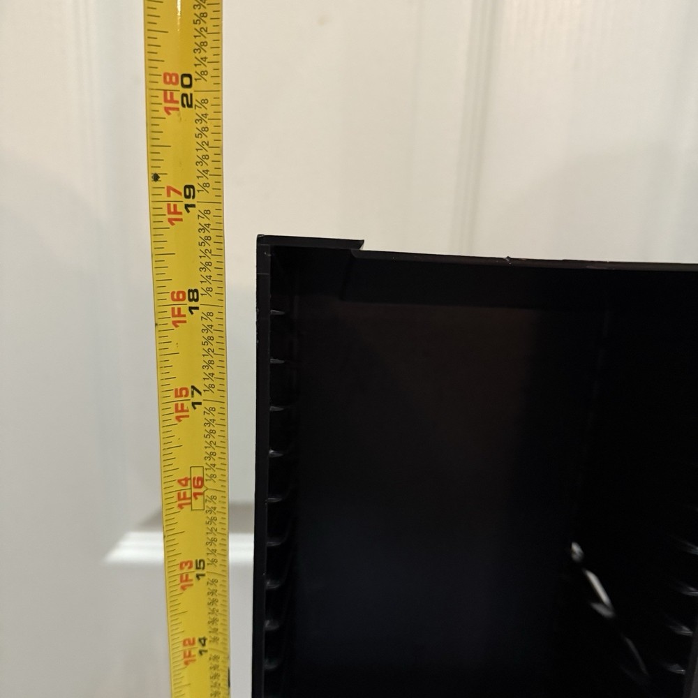 Laserline 60 CD Storage Angle Cut Rack Plastic Table Top Holder Organizer Tower