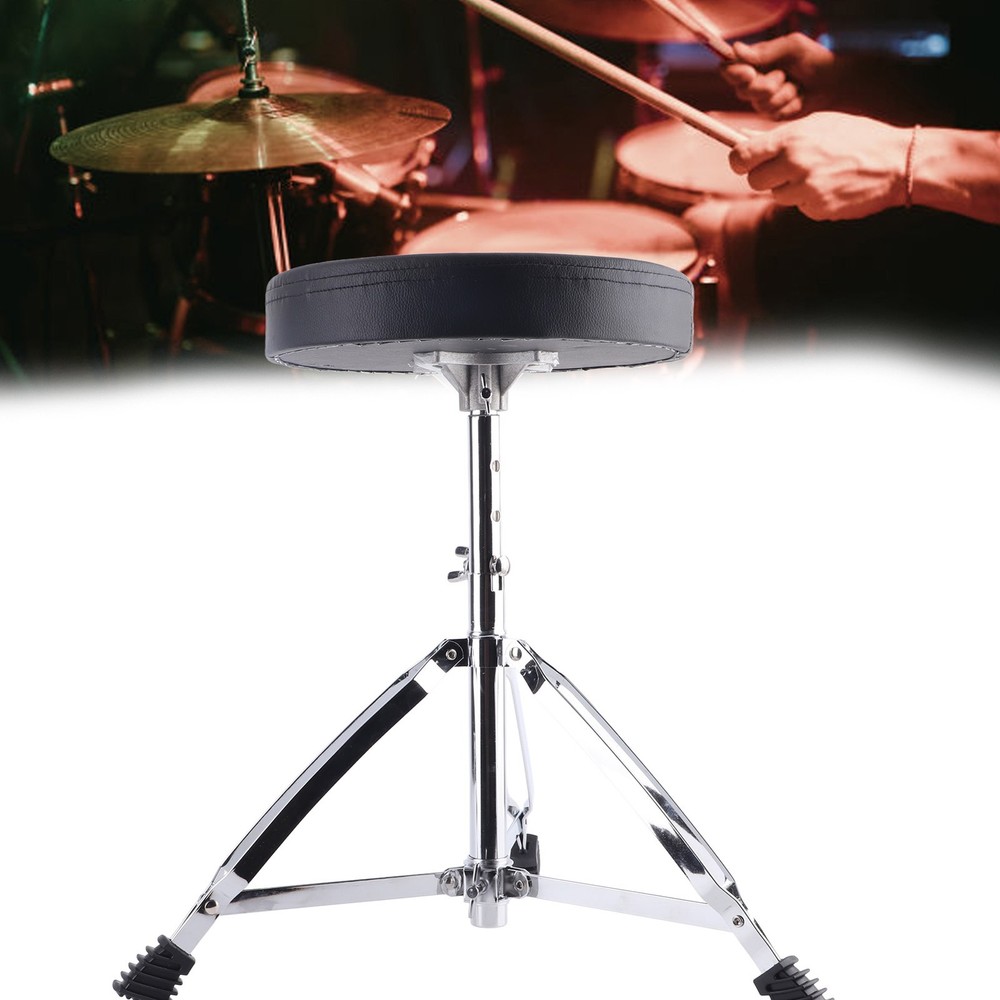 Portable Foldable Drum Stool Adjustable Height Padded Drum Throne For Adults Kid