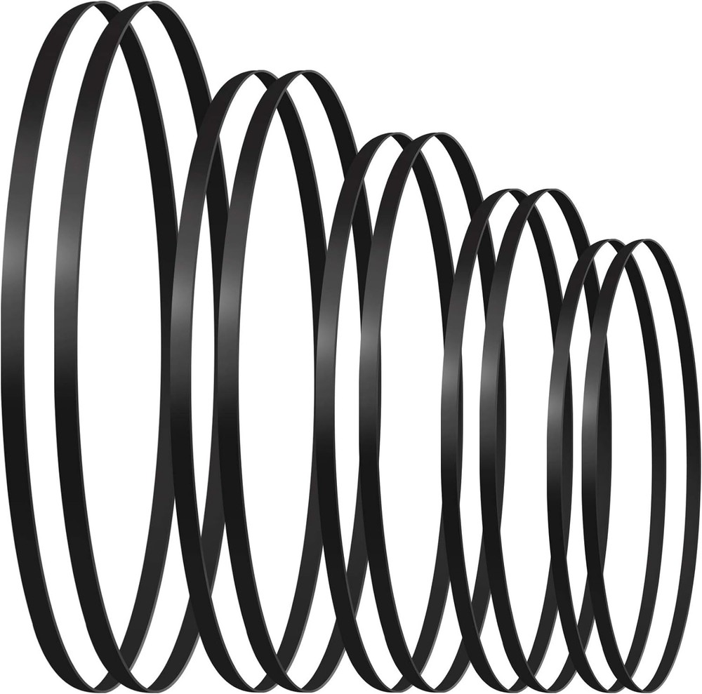 10-Pack Turntable Rubber Belts – 5 Sizes for Repair & Replacement