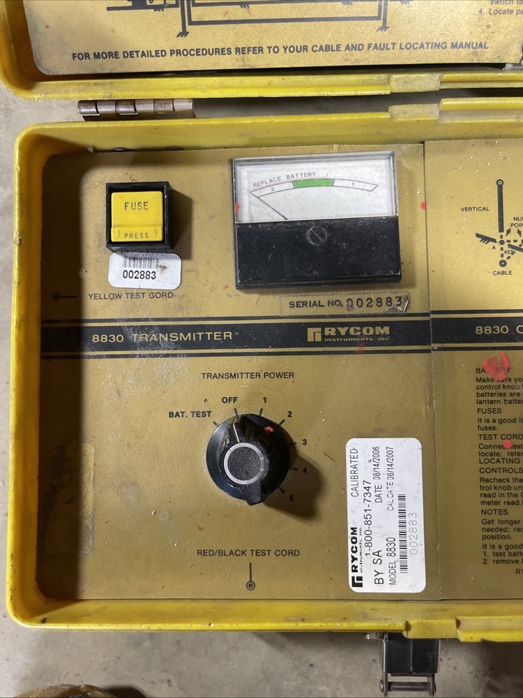 Rycom 8830 Cable Fault Locator
