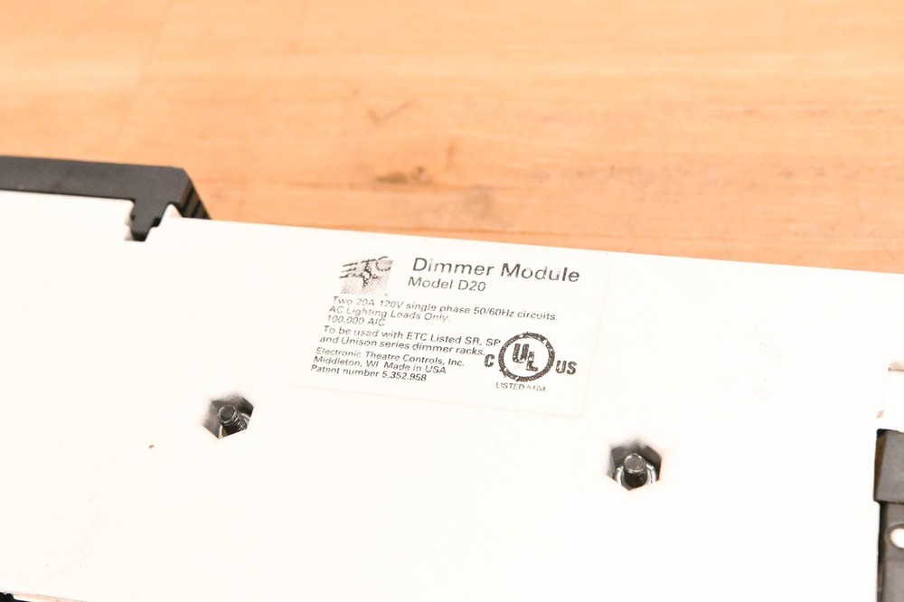 ETC D20 Dual 20A Dimmer Module (PAIR) CG010EW