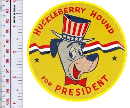 Retro Huckleberry Hound For President NO TARIFF