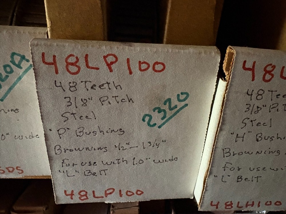 48LP100 Browning gearbelt pulley