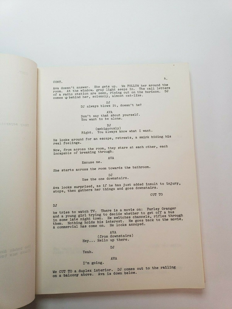 AM/FM / Charles Hartman 1973 Unproduced Movie Script, First Draft Screenplay