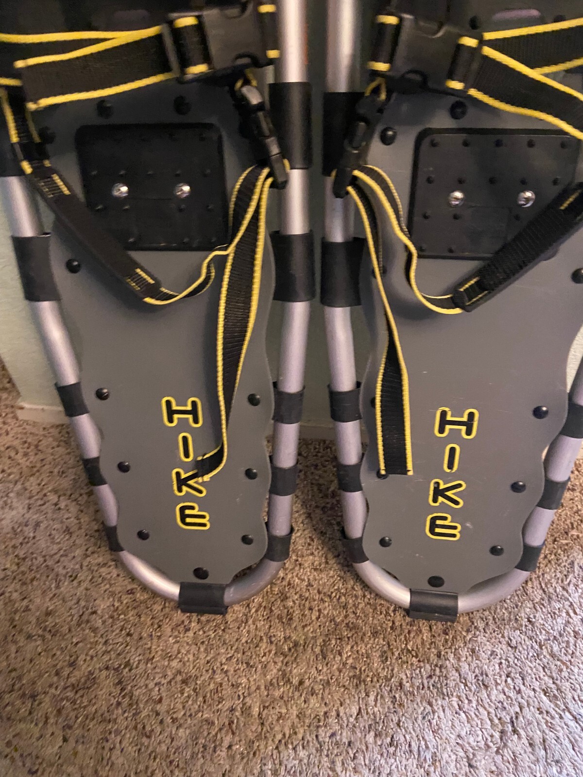 🌊 GRAY BLACK YUKON CHARLIE'S 9x30 930 HIKE SNOW SHOES 6000 SERIES NO POLES - N3