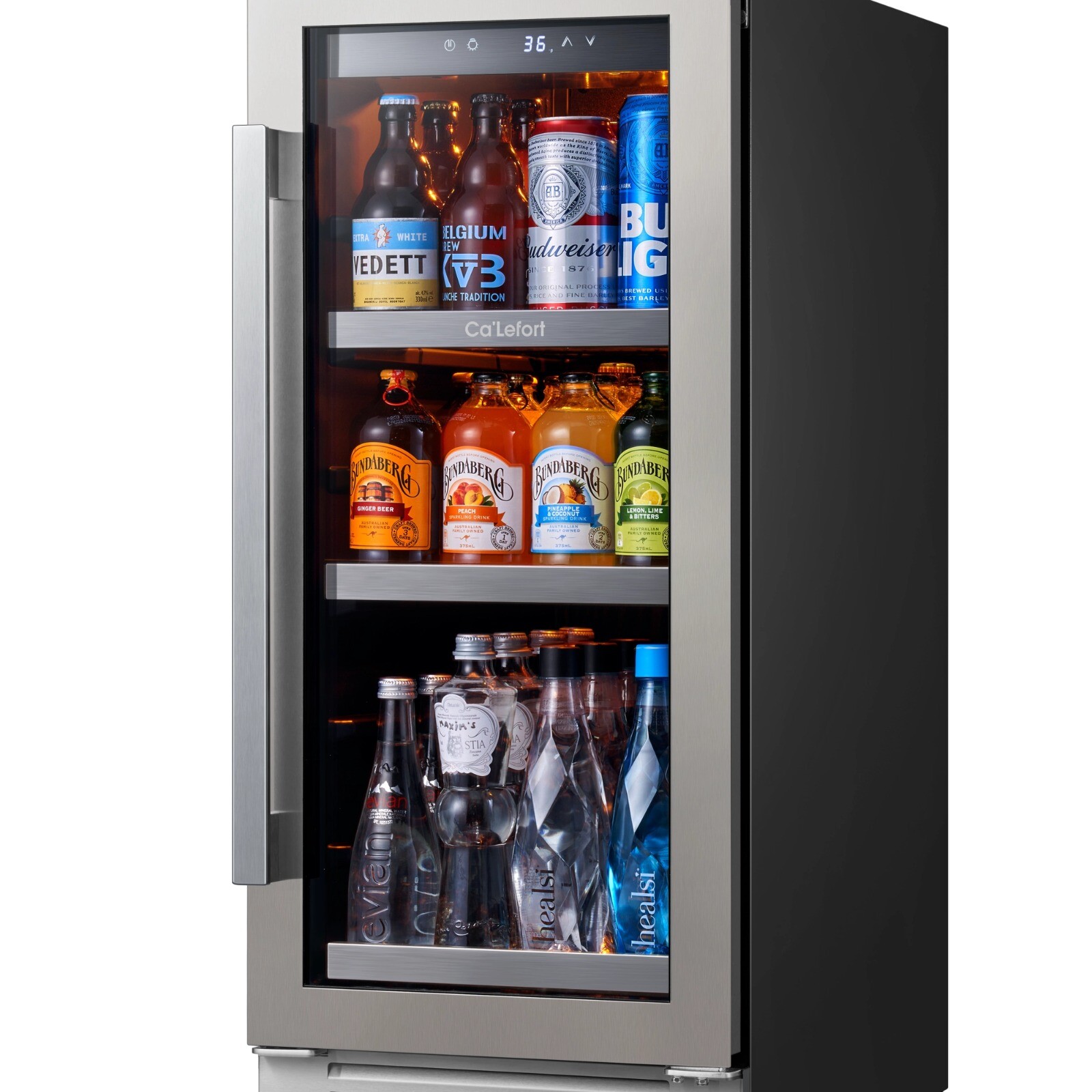 Ca'Lefort 15" Small Beverage Refrigerator Cooler Soda Beer Drink Home/Bar