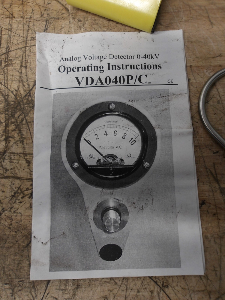 BIERER VDA040 P/C ANALOG VOLTAGE DETECTOR, #317941G USED