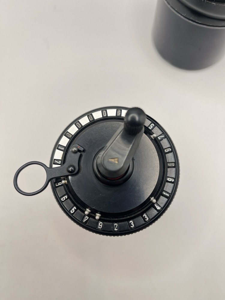 Curta Calculator Type II - Mechanical Curta Type 2 With Tin Case