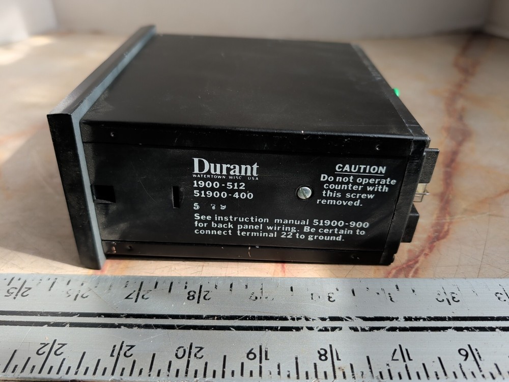 DURANT 1900-512 SOLID STATE COUNTER WITH DISPLAY 51900-400