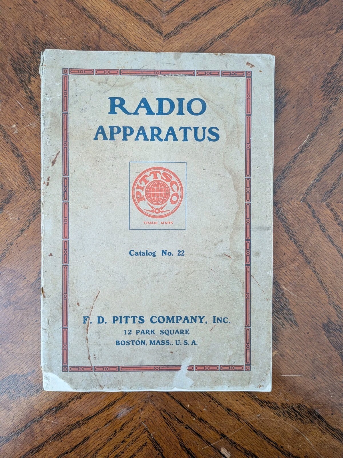 Pittsco Radio Apparatus Catalog No. 22