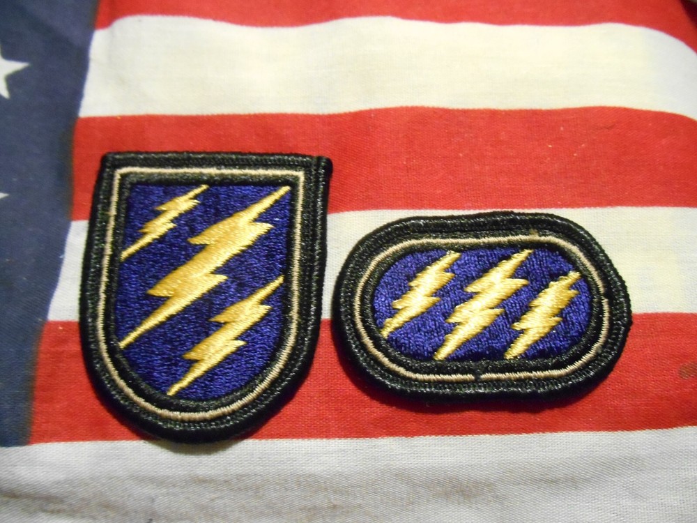 56TH Chemical Reconnaissance Detachment Airborne Beret Flash & Para Oval Patch