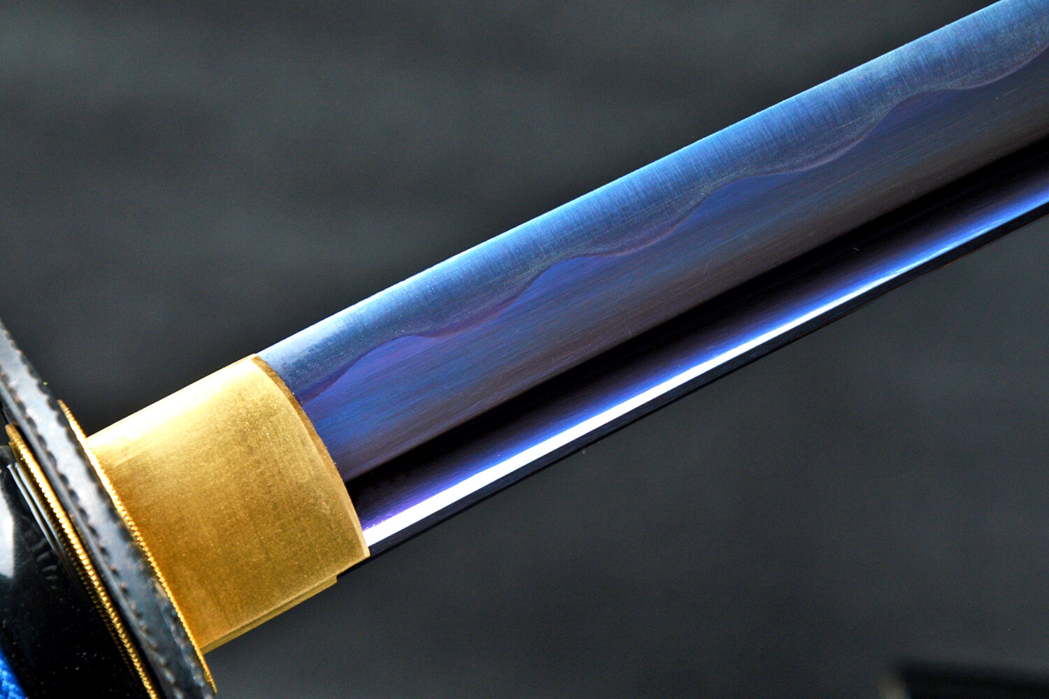 All Blue Katana 1095 Steel Battle Ready Japanese Samurai Sharp Functional Sword