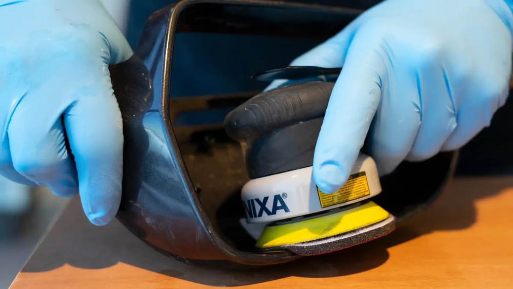 Finixa Palm Sander Pneum. eccentric sand. machine Ø75mm-2.5mm deviation - SAM 02