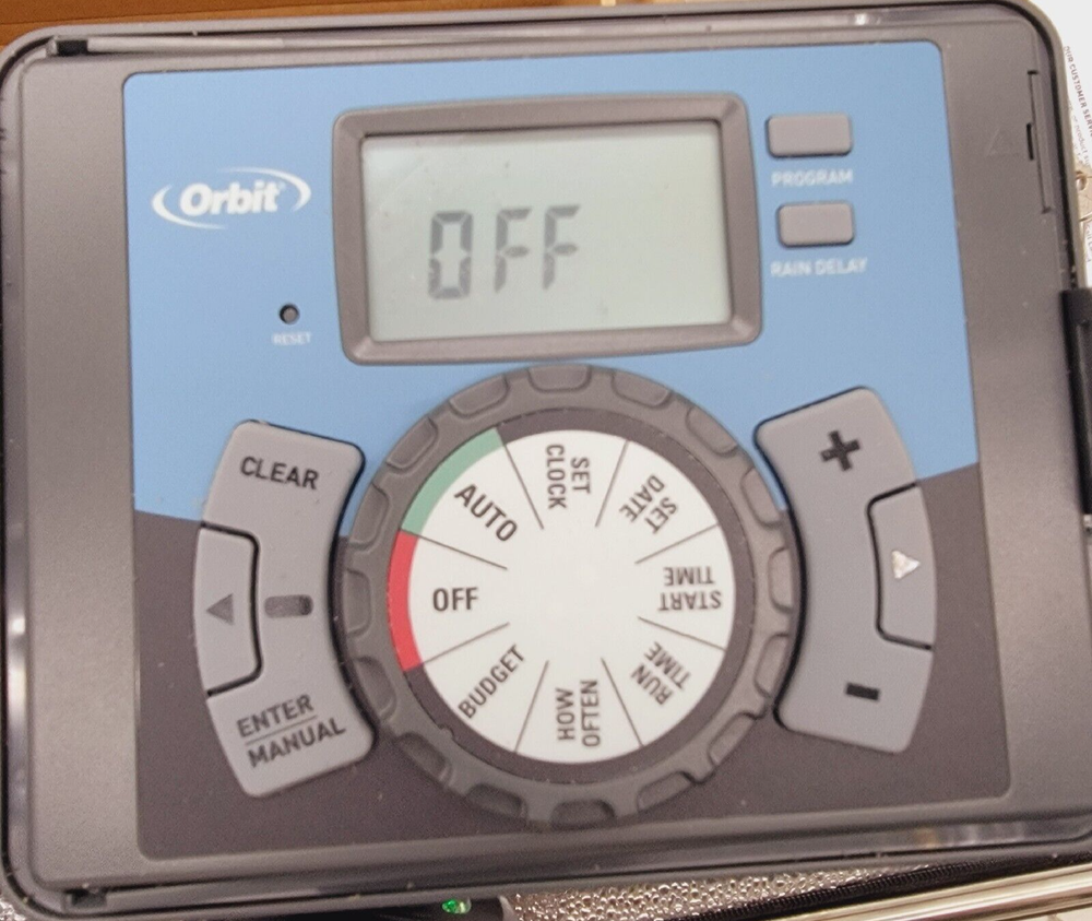 Orbit 6-Station Sprinkler Timer 3 Programs w/ Easy-Set Logic 57896 NEW