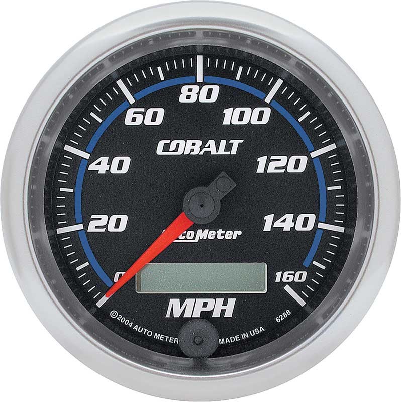 Auto Meter Cobalt Series 3-3/8" Programmable 160 MPH Electric Speedometer