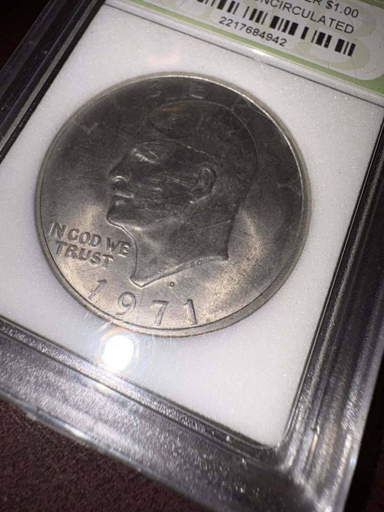 1971 D Eisenhower One Dollar Brilliant Uncirculated