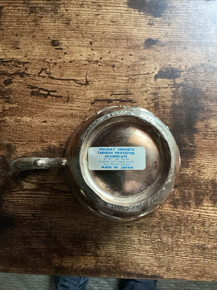 Antique Silver Plated Sugar Bowl