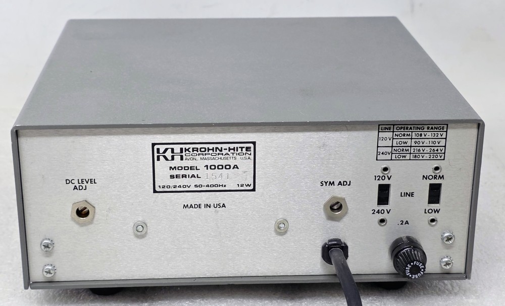 Krohn-Hite 1000A Function Generator