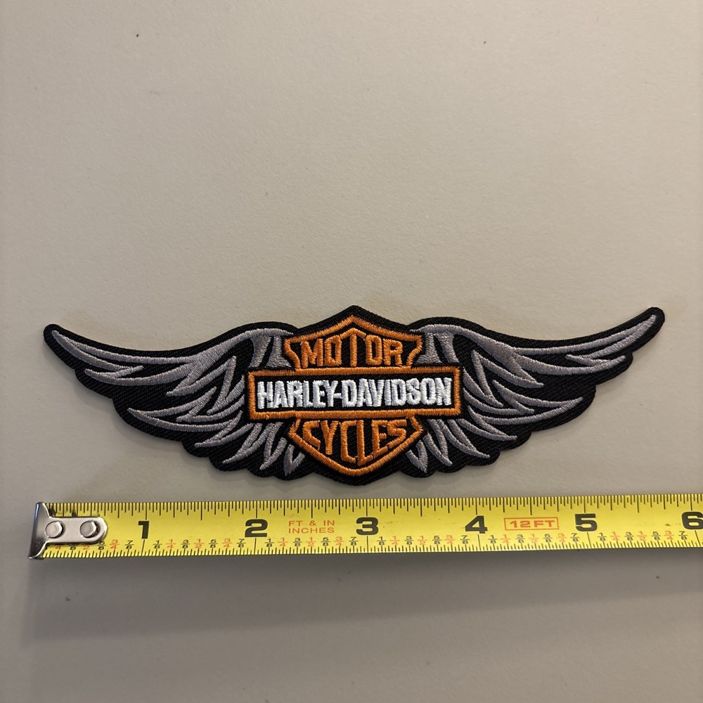 Harley-Davidson Big Wings (Iron on patch) Racing / Motorcycle