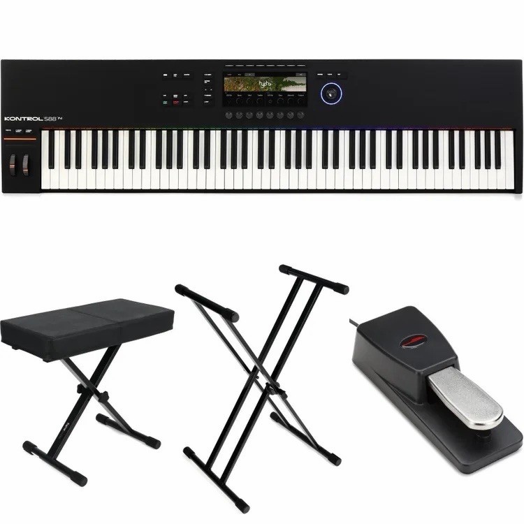 Native Instruments Kontrol S88 Mk3 Smart Keyboard Controller Essentials Bundle