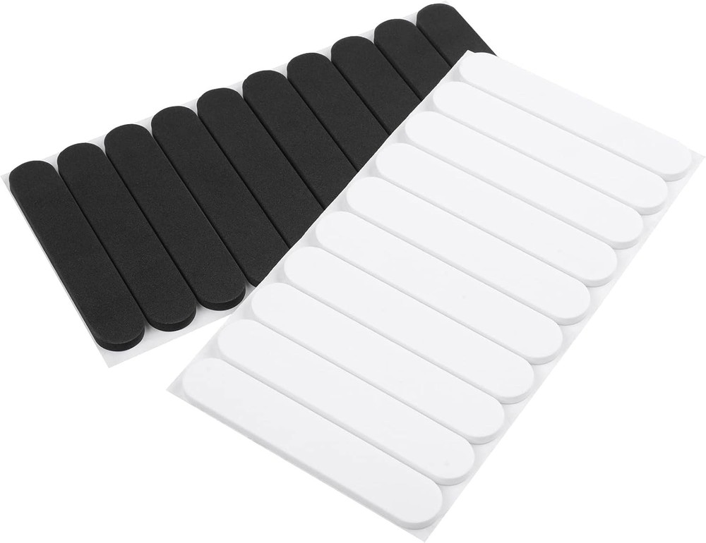 45x Hat Size Reducer Foam Tape Black & White Self-Adhesive Hat Sizing Insert Kit